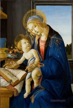  San Pintura - Madonna con el libro Sandro Botticelli